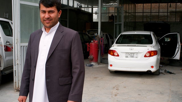 Afghan businessman Muqim Jamshady 