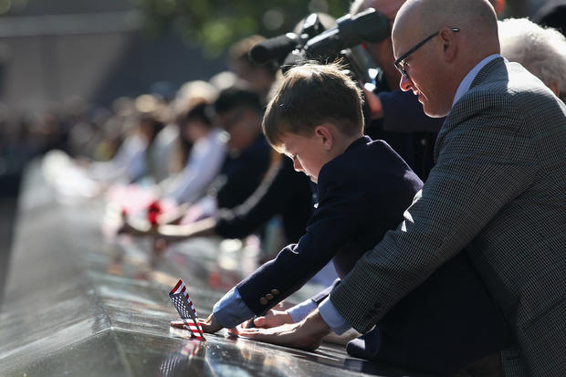 Memorial Held At World Trade Center Site On 11th Anniversary Of Sept. 11 Attacks 
