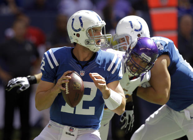 Andrew Luck looks to pass 