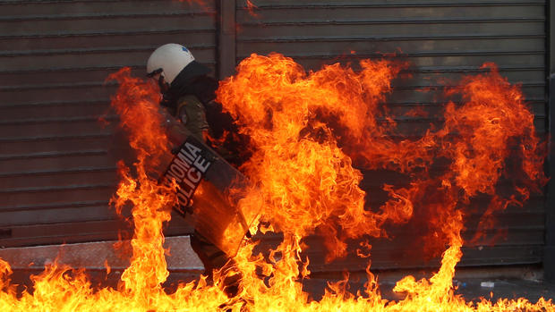 Violent protests in Greece 