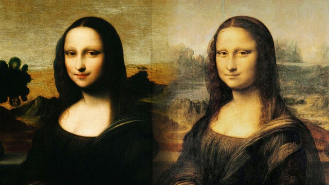 Did da Vinci paint 2 Mona Lisas?  