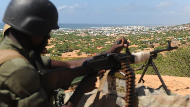 African Union forces in Marka, Somalia 