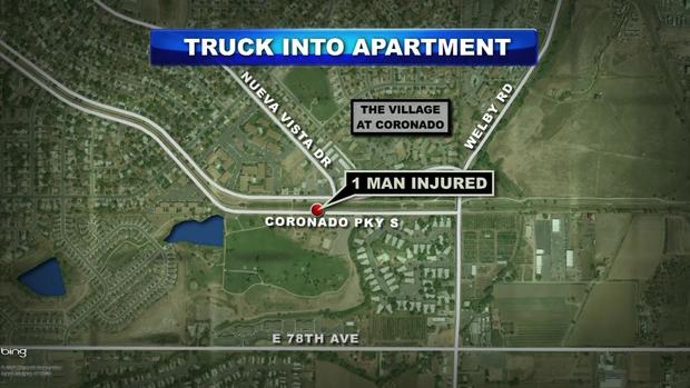 TRUCK INTO APARTMENT MAP 