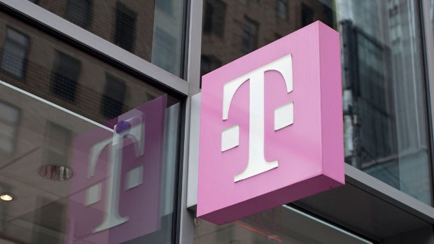 A T-Mobile store is seen on March 23, 2012, in New York. 