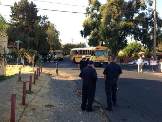 West Sacramento School Bus Crash 