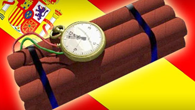 spain flag, bomb, generic 