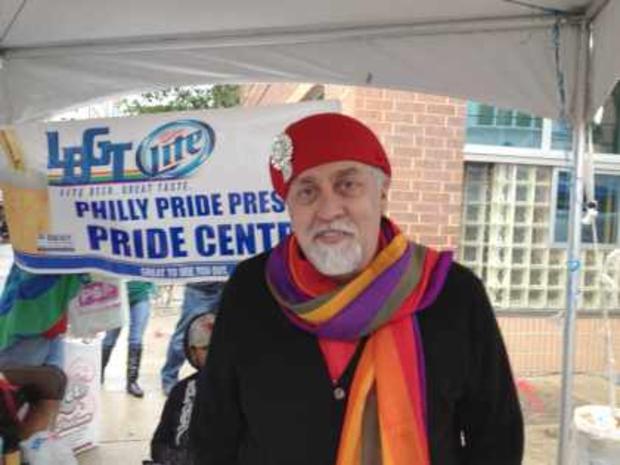 Gilbert Baker, creator of the rainbow flag and Outfest fan 