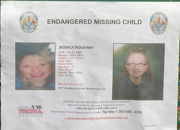 Missing Girl Jessica Ridgeway Flyer 