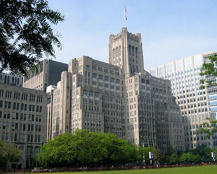 The Ward Building at the Northwestern University Feinberg School of Medicine in Chicago 