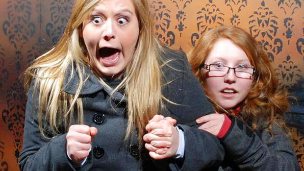 Terrified reactions at haunted house, Pt. 4 