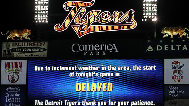 Detroit Tigers Signature Saturday draws fans out into the cold rain