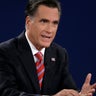 Republican presidential nominee Mitt Romney answers a question during the third presidential debate at Lynn University, Monday, Oct. 22, 2012, in Boca Raton, Fla. 