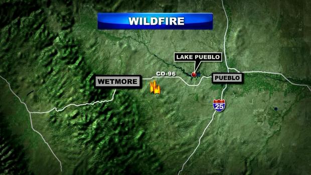 WETMORE WILDFIRE MAP 