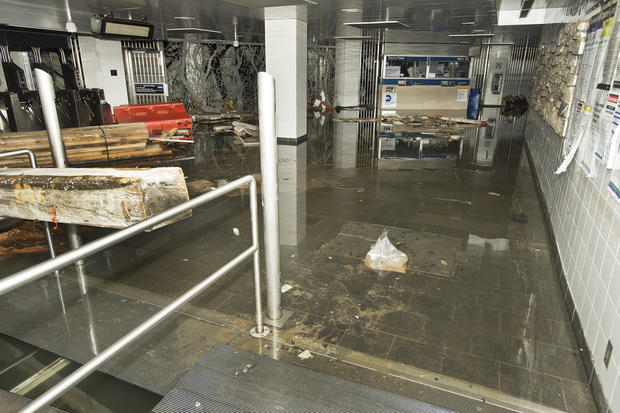 South Ferry Station After Sandy 