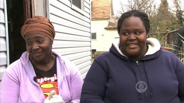 Jacqueline Mattis and her daughter, Ebonee Thomas, have been struggling without electricity or hot water for three days now. 