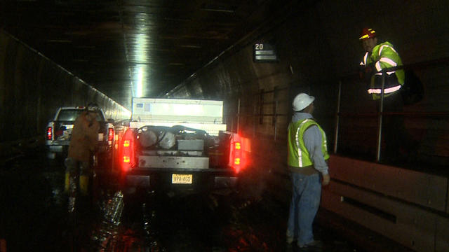 "Unwatering" a flooded NYC tunnel 