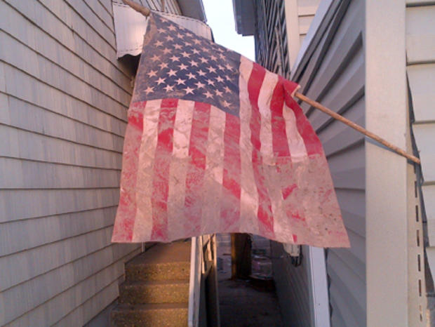 Ocean Breeze Staten Island Sandy American Flag 