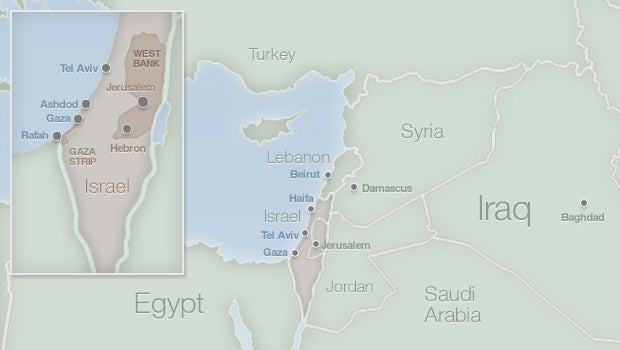 Map of the Middle East