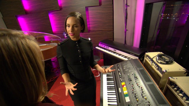 This piano, called a ream, is a favorite of Keys for experimenting and exploring. 