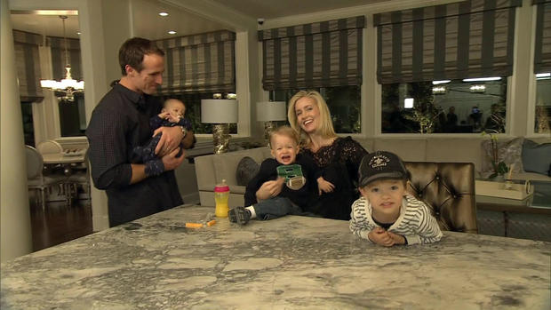 At home with Drew and Brittany Brees 