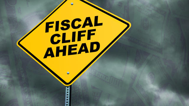 Fiscal cliff sign 