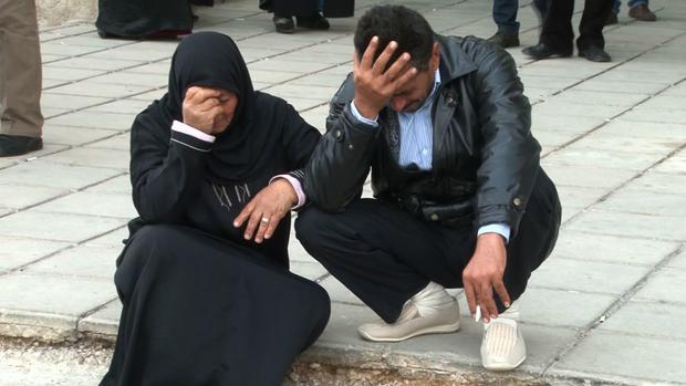 The mother and brother of Adnan Saad cry upon hearing of his death. 