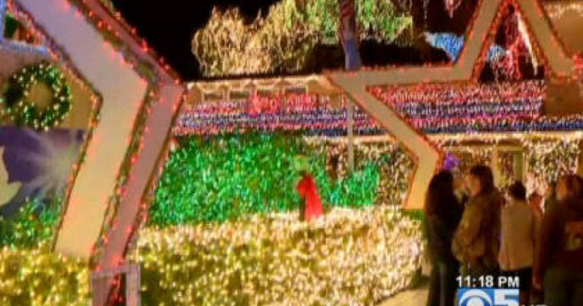 Epic Light Display Livermore Holiday Tradition CBS San Francisco