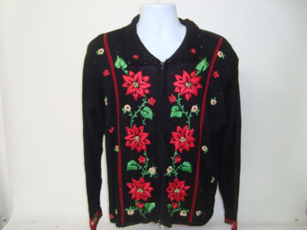 Poinsettias Ugly Sweater 
