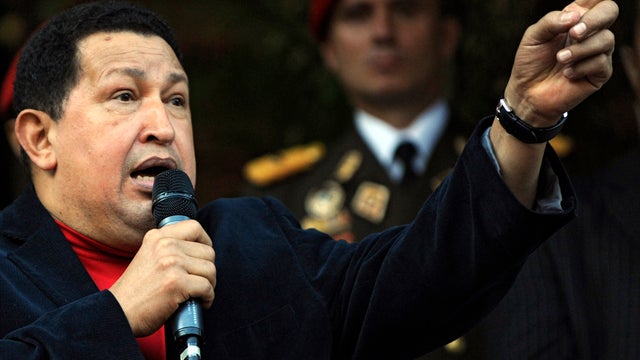 Venezuelan President Hugo Chavez 