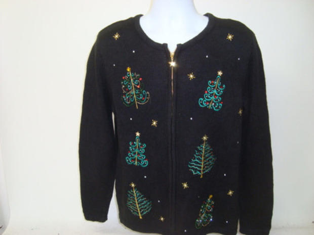 Christmas Trees and Stars Ugly Sweater 
