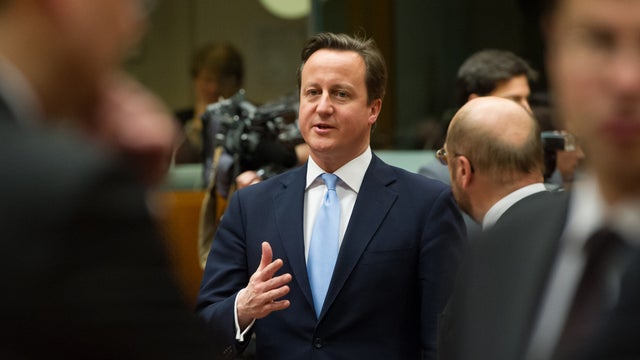 British Prime Minister David Cameron 