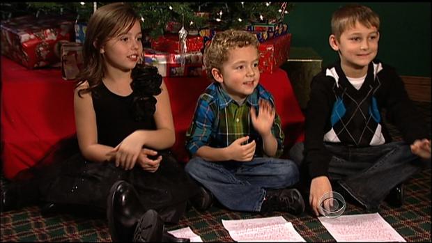 Aiden, Audrey and Kaleb wrote to and received letters from Santa Claus 