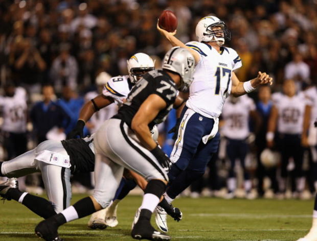 Philip Rivers #17 of the San Diego Chargers 