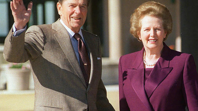 Ronald Reagan, Margaret Thatcher 