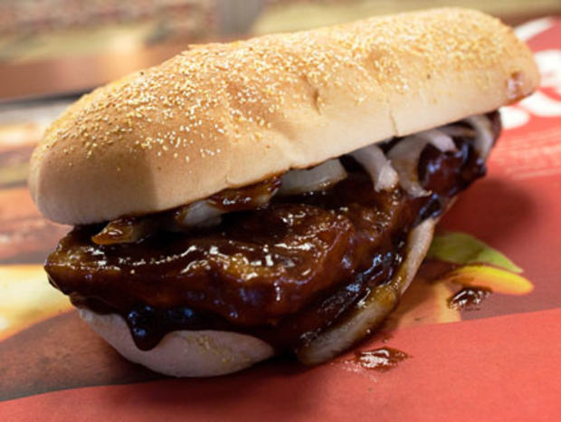 McDonald's Brings Back The McRib Sandwich 