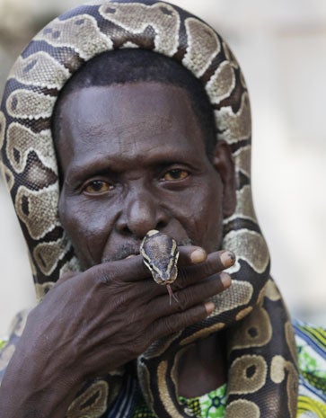 Voodoo festival in West Africa