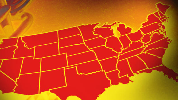16 happiest states of 2012 