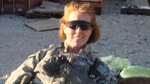 Christine Stark while she was on deployment in Afghanistan. 