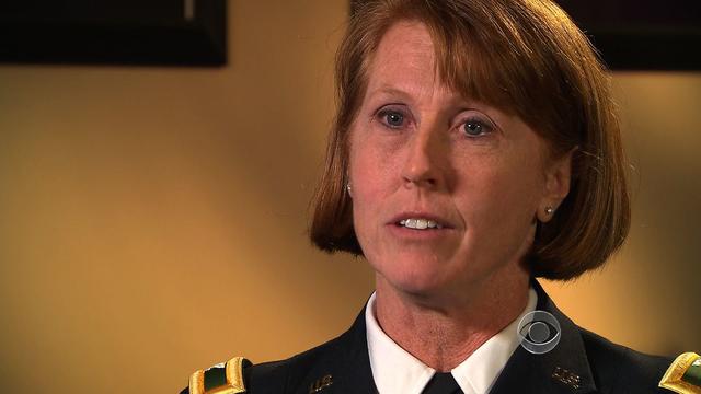 Christine Stark, a retired Army colonel, said she was frustrated that she couldn't serve in combat roles while she was in the military. 