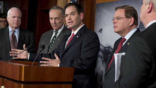 rubio, mccain, schumer, menendez 