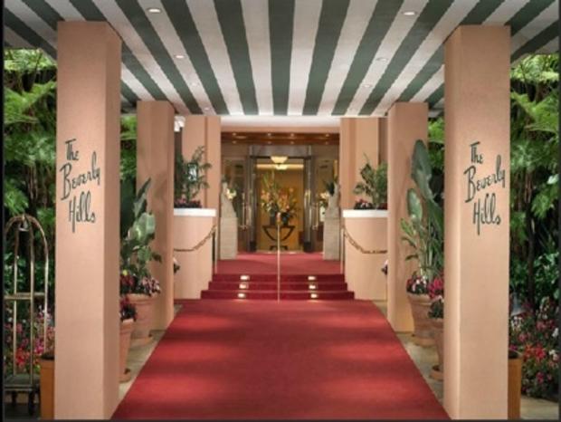 Beverly Hills Hotel Entrance 