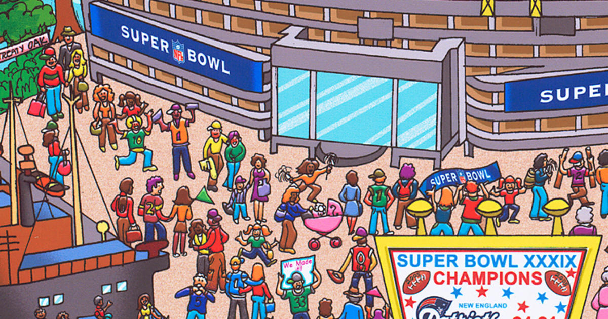 Fazzino's Super Bowl XLVI Artwork to be Unveiled at NAMOS