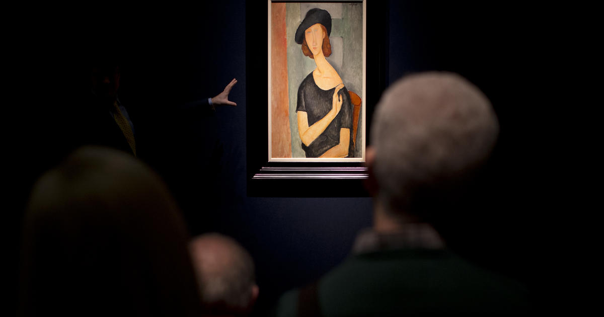 Amedeo Modigliani Portrait Sells For 42M In London Auction CBS News   AP ArtAuction 