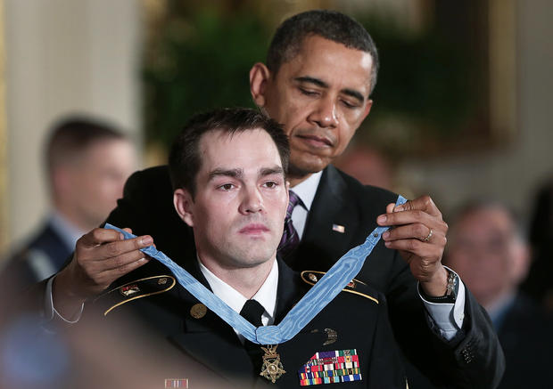 Army hero honored at the White House 