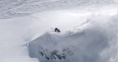 Skier fleeing avalanche pulls off epic backflip CBS News