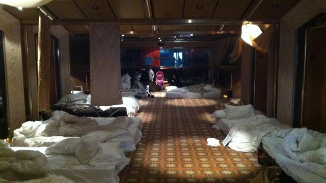 Aboard the Carnival Triumph cruise ship 