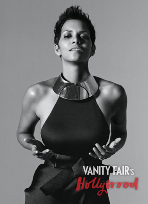 An image of Halle Berry from the 2013 Vanity Fair's Hollywood issue portfolio. 