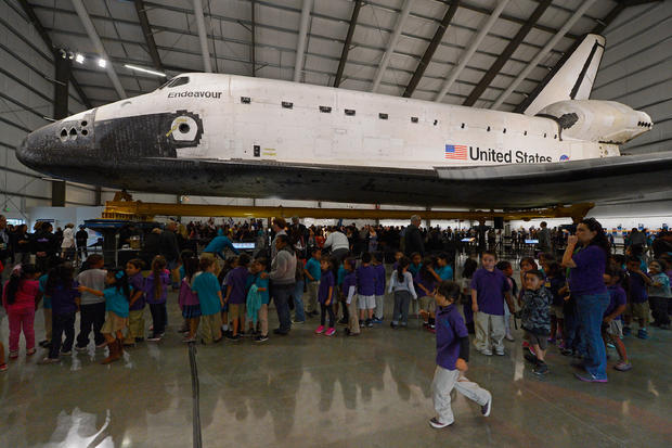 Space Shuttle Endeavour Inaugurated Into Exhibition At The California ScienceCenter 