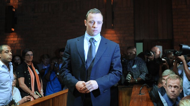 Oscar Pistorius at Magistrate Court in Pretoria on February 22, 2013 