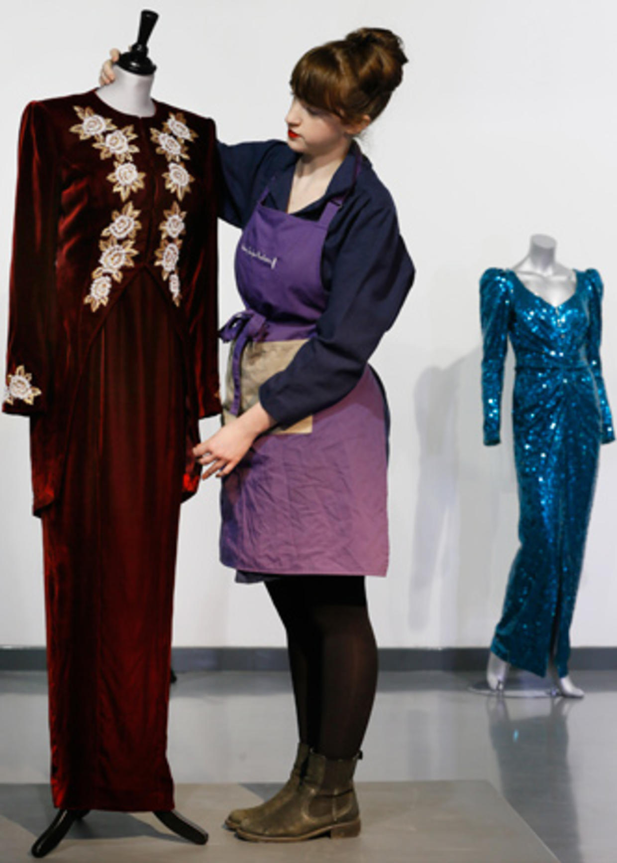 Princess Diana's dresses up for auction